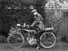 Man on Motor Cycle Bendigo