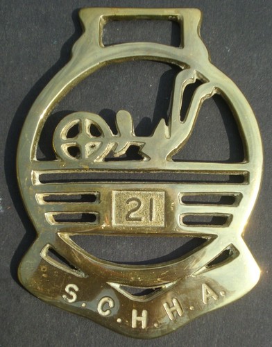 Horse brass schha 21 - brass:,