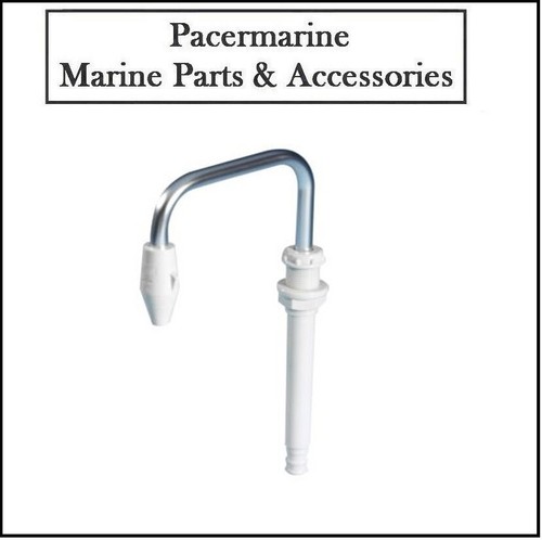 Whale white telescopic - white, faucet