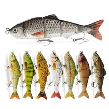 Fishing Lures 4 Segments Bass Pike Multi Jointed Realistic Swimbait 12cm/16.5g