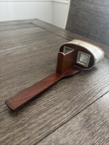 Antique wood stereoscope - antique,