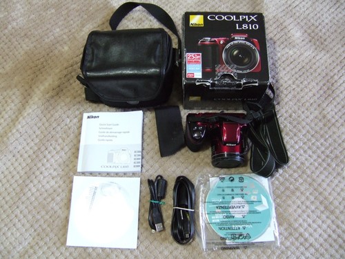 Nikon coolpic l810 red - nikon,