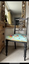 Victorian Dining Chair/Accent Chair- /bedroom Vanity Chair /vintage Velvet Chair