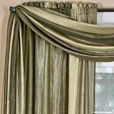 Sheer Window Scarf Valance -