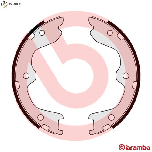 Brake shoe set parking - parking, s