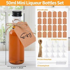 24x 50ml mini liquor bottles - 50ml,
