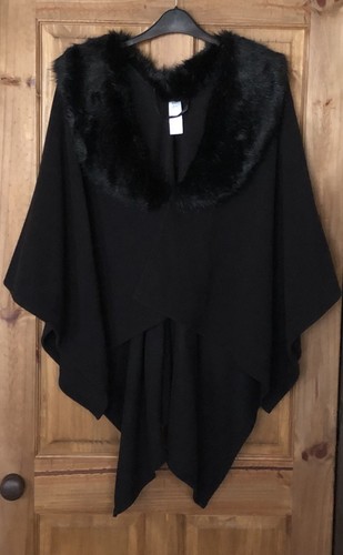 Black faux fur collar - f&f,