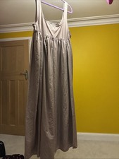 Asos Size 14 Beige Maxi Dress