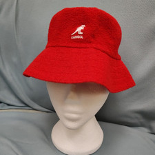 Kangol red Bucket Hat small medium boucle 80s 90s style jabbawockeez  festival