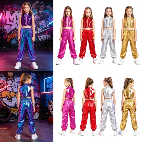 Girls outfits shiny pants - shiny,