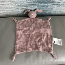 Comforter Blanket H And M H&M Dusty Rose Pink Bunny Rabbit Muslin