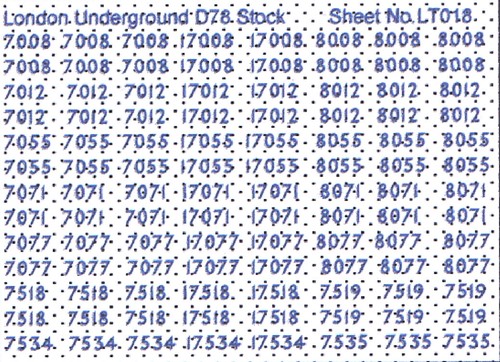 Gauge waterslide transfers - oo,