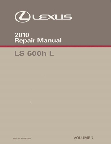 2010 lexus ls600h shop - lexus, l