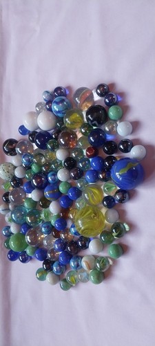 Glass marbles some - glass,