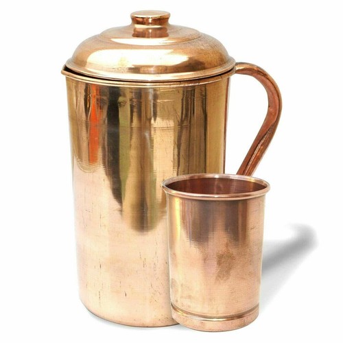 Copper water jug with - jug,