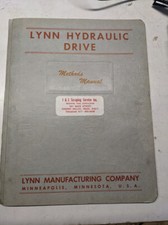 LYNN HYDRAULIC DRIVE AUTOMATION METHODS MANUAL RAM TURRET LATHES TIMES STANDARDS