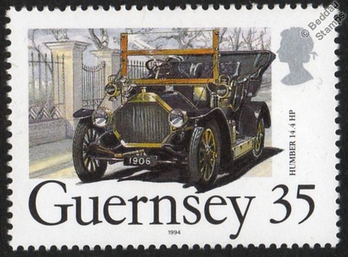 1906 humber car stamp - 14.4,