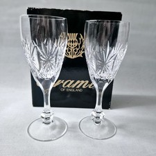 Pair of Royal Doulton Crystal