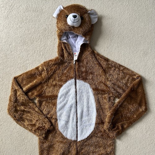 Smiffy brown bear zip one - brown,