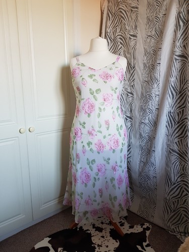 White chiffon maxi dress - maxi,