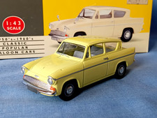 Vanguards Ford Anglia - Yellow - 1:43 Scale VA1008 - Superb Boxed.
