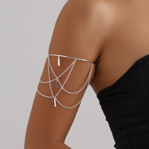 Gold arm cuff bracelets silver - gold,