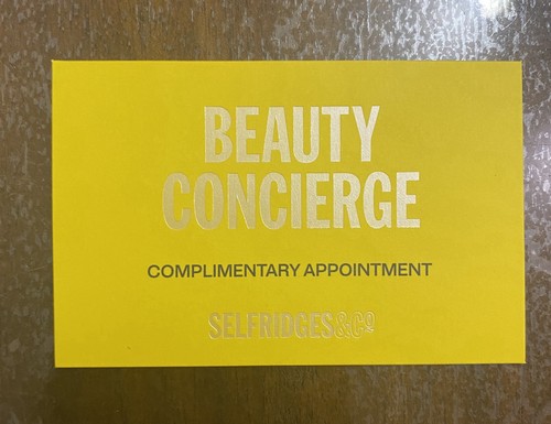 Selfridges beauty concierge - beauty,