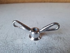 Vintage 1940s/50s Chrome Cycle Front Wing Nuts 