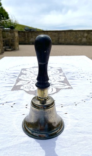 Antique hand bell school - hand,