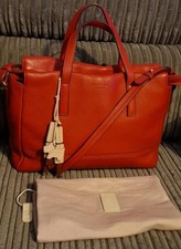 Radley Red Soft Leather Cross-body Bag.