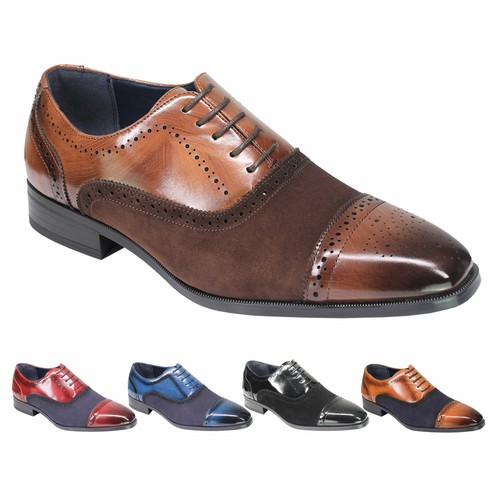 Mens brogue suede leather - mens, &