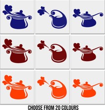 Kitchen tile stickers - kitchen, pot