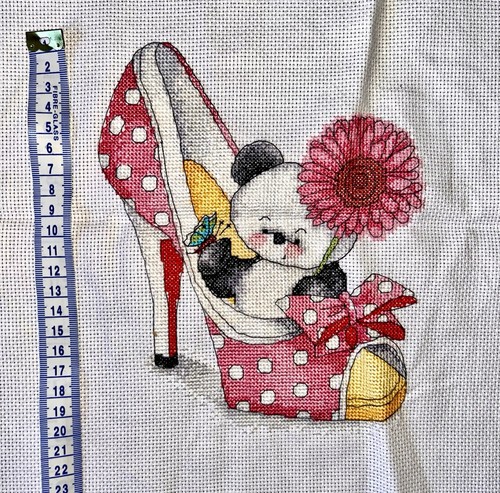 Finished cross stitch stunning - finished,