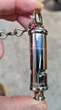 VINTAGE THE METROPOLITAN POLICE WHISTLE WITH CHAIN MADE IN ENGLAND