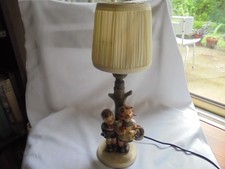 Goebel Hummel Two Figures Lamp
