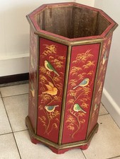 Octagonal Japanese Chinoiserie Umbrella /stick Stand
