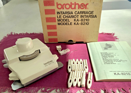 Brother 8210 intarsia - brother, ka-8210
