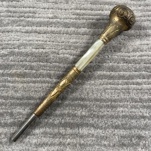 Vintage ornate brass victorian - ornate,