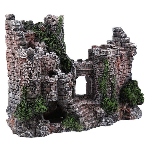 Castle aquarium decoration - castle,