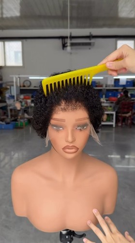 100 short curly - short, pixie