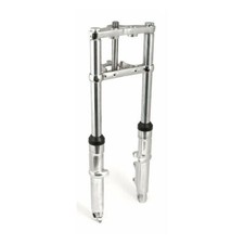 Wide Glide Fork Complete, Single Disc, Polished, for Harley-Davidson 84-99 FXST