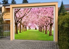 3D Cherry Blossom Lawn N409
