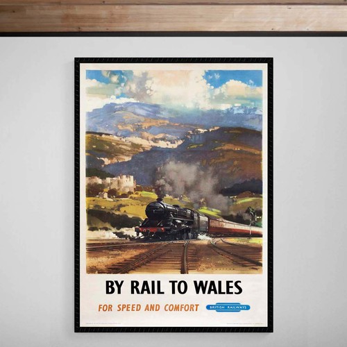 Rail wales british - by,