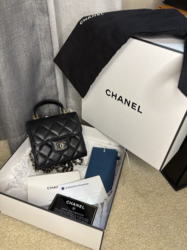 Chanel black quilted - chanel, mini