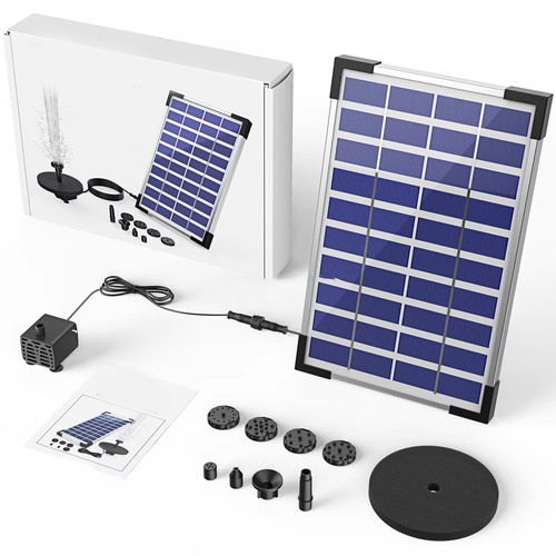 Solar panel powered - solar, water