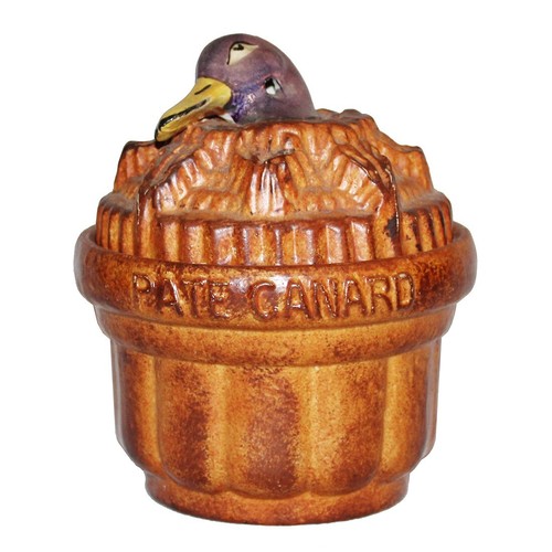 Antique small terrine - terrine, trompe