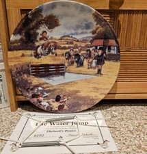 Vintage Danbury Mint Thelwell Ponies Wall Plate The Waterjump