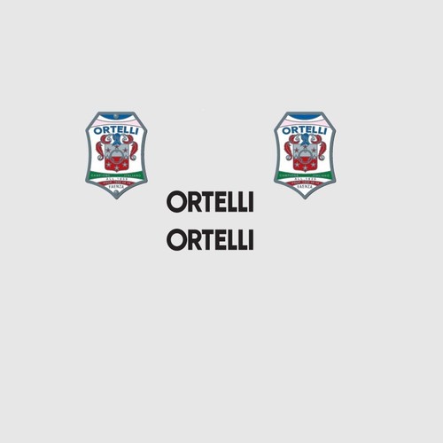 Ortelli bicycle decals - ortelli,