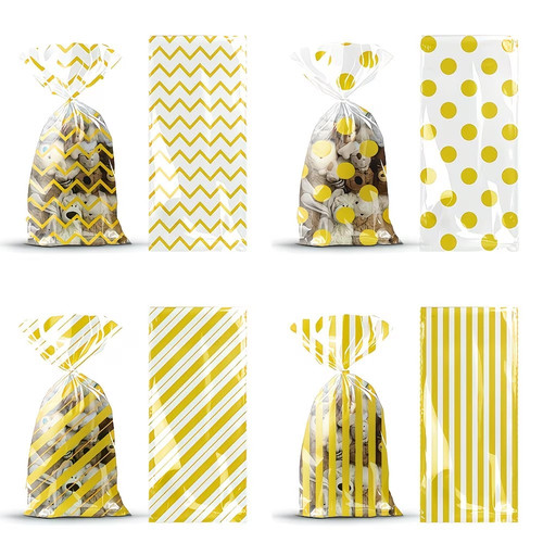 Party cellophane gold - cellophane,