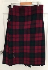 The Scotch House Skirt Red Tartan Wool Kilt Scotland Vintage Women’s Size 14